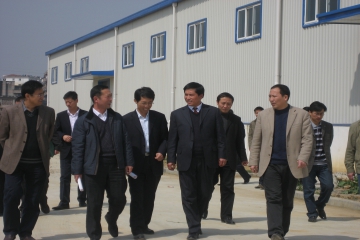 宁夏回族自治区政府考察团来青草香米业集团参观考察